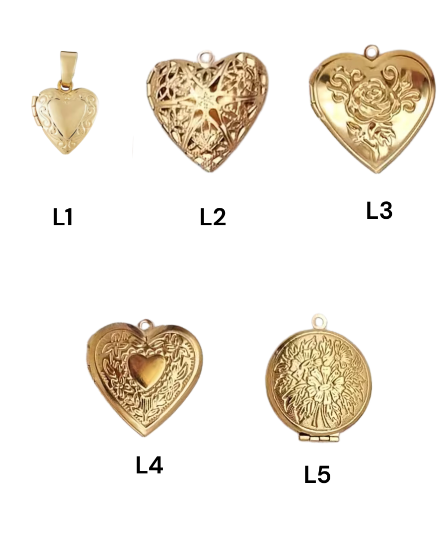 RR Lockets, Pearl & Diamond Charms