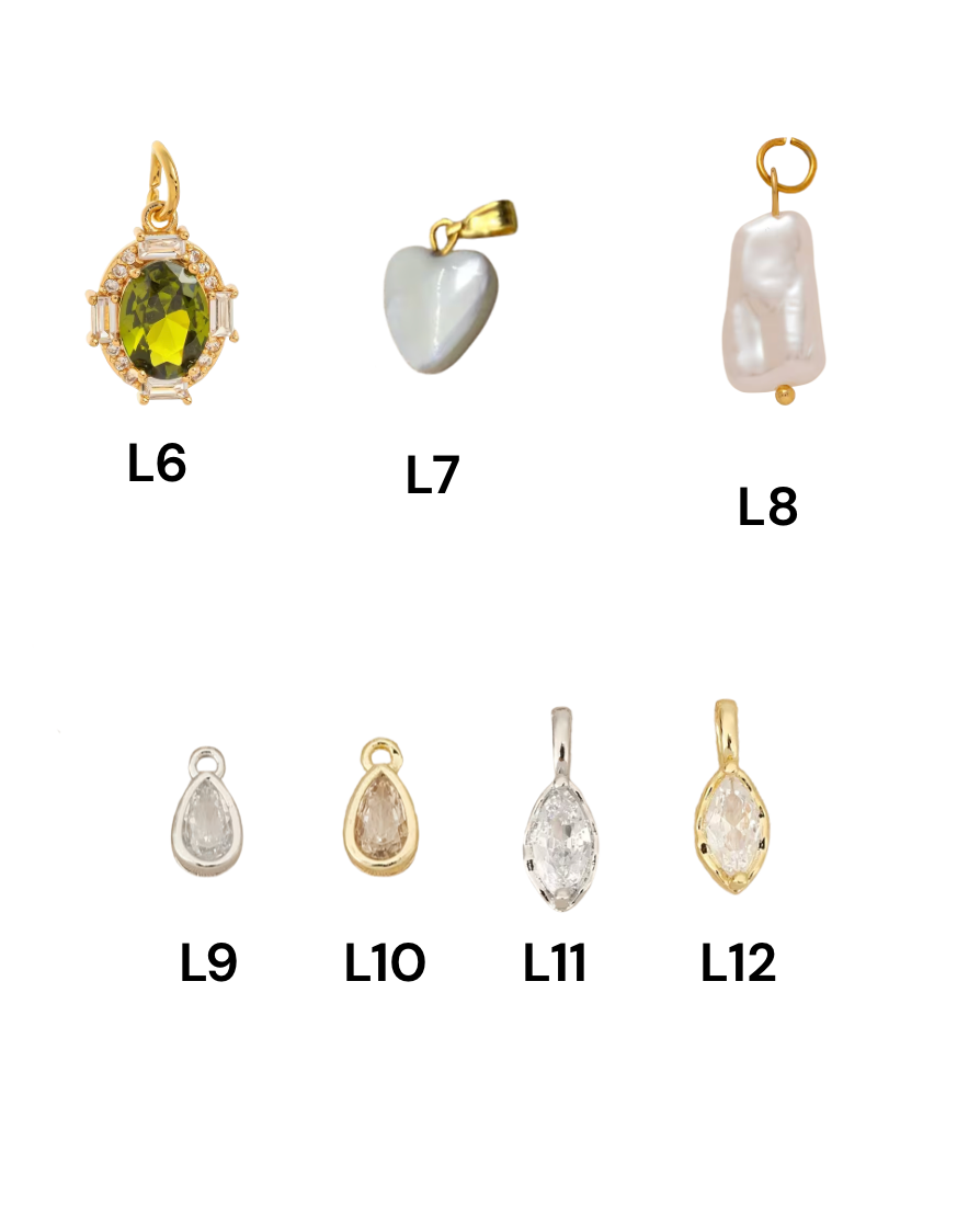 RR Lockets, Pearl & Diamond Charms