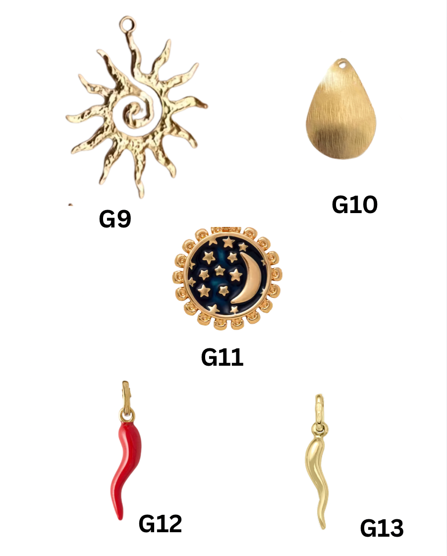 RR Gold Charms